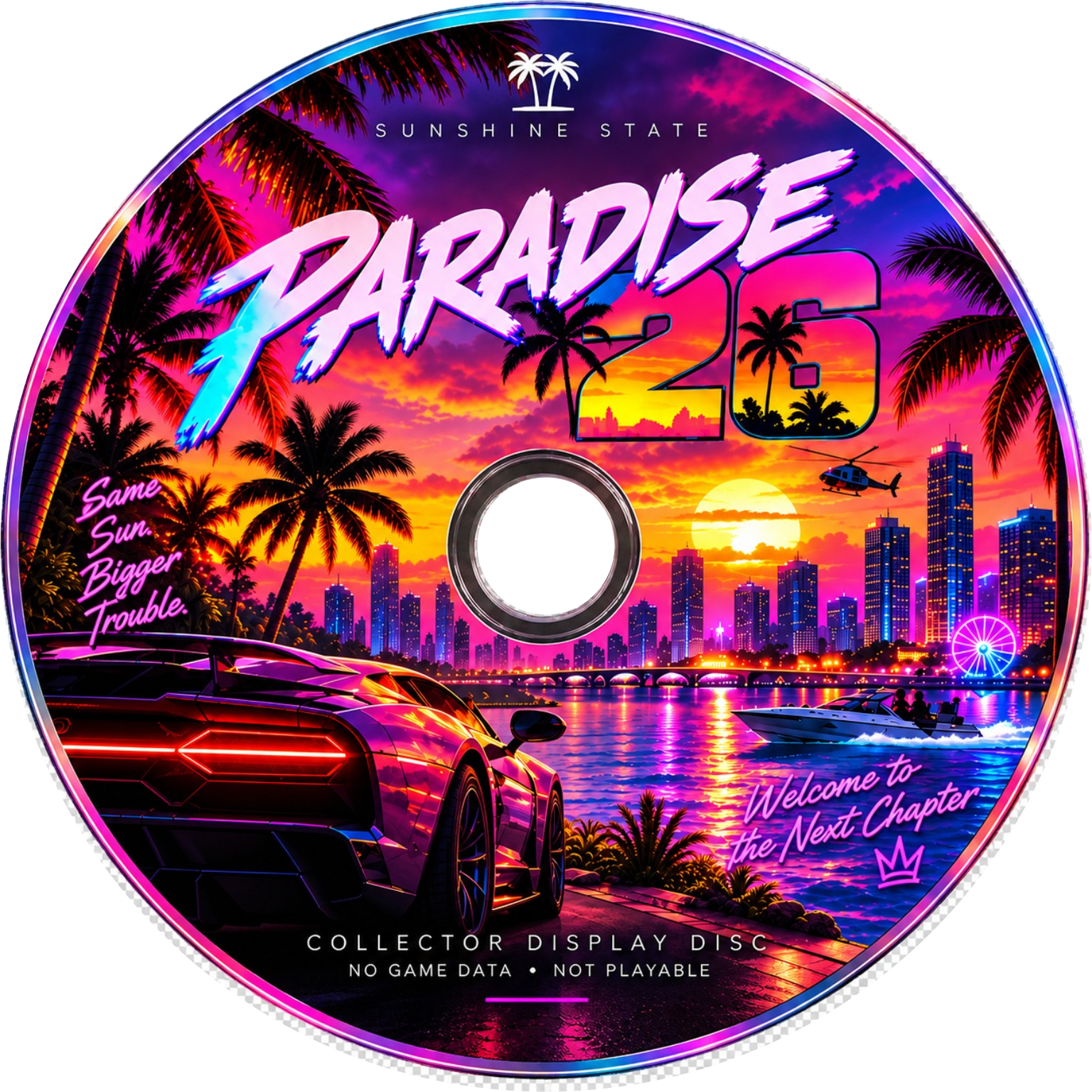 PARADISE 26 full-color collector display disc